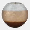Hot 20873-01 10" Gold Ombre Round Vase, White/gold - cozylivehome.com | we sell a wide range of comfortable household items Giftware