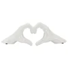Best Sale 15688-03 5" HAND-HEART, WHITE - cozylivehome.com | we sell a wide range of comfortable household items Giftware