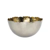 Store 33571 6.5" NICKEL/GOLD FRUIT BOWL - cozylivehome.com | we sell a wide range of comfortable household items Giftware