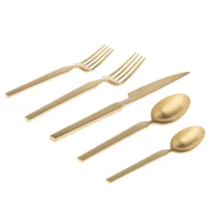 84292 18/10 PODIUM 20PC MATTE GOLD - cozylivehome.com | we sell a wide range of comfortable household items^ Shop All