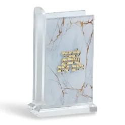 183425 Acrylic Match Box with Gold Marble Design 4.75"x2.75" - cozylivehome.com | we sell a wide range of comfortable household items^ Shop All
