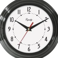 8" ANALOG WALL CLOCK, BLACK - cozylivehome.com | we sell a wide range of comfortable household items^ Shop All