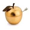 110782 Apple Honey Pot with Spoon Goldtone - cozylivehome.com | we sell a wide range of comfortable household items^ Shop All