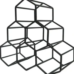 Outlet 33671 BLACK 6 BOTTLE WINE RACK - cozylivehome.com | we sell a wide range of comfortable household items Giftware