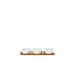 Hot 3922223 Cabo 4pc Acacia Set White - cozylivehome.com | we sell a wide range of comfortable household items Giftware
