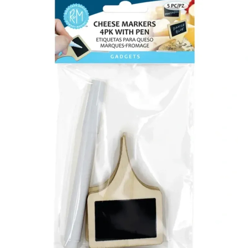 3615 CHEESE MARKERS 4PK WITH PEN - cozylivehome.com | we sell a wide range of comfortable household items^ Shop All