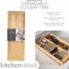 3 Compartment Bamboo Expandable Storage Box (Great for Drawer) - cozylivehome.com | we sell a wide range of comfortable household items^ Shop All