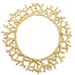 91422 CORAL CHARGER - GOLD - cozylivehome.com | we sell a wide range of comfortable household items^ Shop All