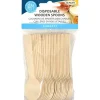 3614 DISPOSABLE WOOD SPOON 25PK - cozylivehome.com | we sell a wide range of comfortable household items^ Shop All