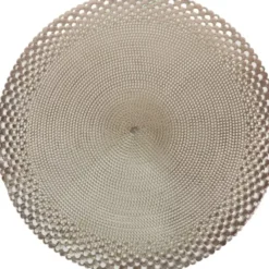199609 Gold Placemats 15" Leather Look Laser Cut - cozylivehome.com | we sell a wide range of comfortable household items^ Shop All