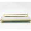 33653 GOLD SQ WIRE MIRROR TRAY 16X8 - cozylivehome.com | we sell a wide range of comfortable household items^ Shop All