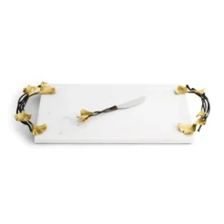 132102 Golden Ginkgo Large Challah Board - cozylivehome.com | we sell a wide range of comfortable household items^ Shop All