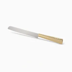 18248-0010 Golden Hammering Challah Knife 925 sp By Hazorfim - cozylivehome.com | we sell a wide range of comfortable household items^ Shop All