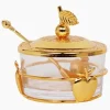 59323 Honey Dish With Apple Shapes Gold - cozylivehome.com | we sell a wide range of comfortable household items^ Shop All