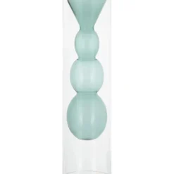 Cheap 31873 12in Clear And Green Double Wall Glass Vase - cozylivehome.com | we sell a wide range of comfortable household items Giftware