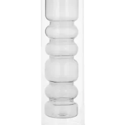 Clearance 31875 9in Clear And Smoke Double Wall Glass Vase - cozylivehome.com | we sell a wide range of comfortable household items Giftware