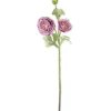 Cheap 25 Inch Dark Purple Real Touch Triple Bloom Ranunculus Stem - cozylivehome.com | we sell a wide range of comfortable household items Giftware