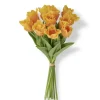 Flash Sale 13 Inch Light Orange Real Touch Parrot Tulip Bundle (12 Stems) - cozylivehome.com | we sell a wide range of comfortable household items Giftware