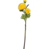 Cheap 25 Inch Yellow Real Touch Triple Bloom Ranunculus Stem - cozylivehome.com | we sell a wide range of comfortable household items Giftware