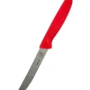 Discount 4.5" Knife - Curved tip/serrated edge - Red/Meat - cozylivehome.com | we sell a wide range of comfortable household items Housewares