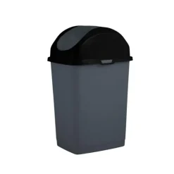 Hot 5 L Slim Swing Trash Can, Onyx Grey - cozylivehome.com | we sell a wide range of comfortable household items Housewares