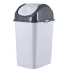 Online 5 L Slim Swing Trash Can White Smoke/Grey - cozylivehome.com | we sell a wide range of comfortable household items Housewares