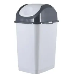 Online 5 L Slim Swing Trash Can White Smoke/Grey - cozylivehome.com | we sell a wide range of comfortable household items Housewares