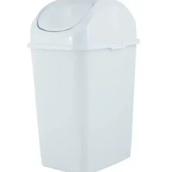 Shop 5 L Slim Swing Trash Can White - cozylivehome.com | we sell a wide range of comfortable household items Housewares