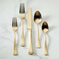 877880 Lenox Portola GOLD Flatware Service For 4 - cozylivehome.com | we sell a wide range of comfortable household items^ Shop All