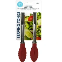 Clearance 4724 Mini tongs s/2 red - cozylivehome.com | we sell a wide range of comfortable household items Housewares