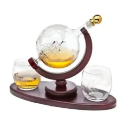 Flash Sale 49982 3pc GLOBE WHISKEY SET - cozylivehome.com | we sell a wide range of comfortable household items Giftware
