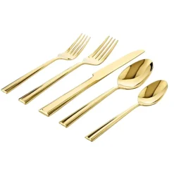 84188 PLAIT 20PC MIR.GOLD Service For 4 - cozylivehome.com | we sell a wide range of comfortable household items^ Shop All