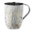 60445 Powder Coated Wash Cup White & Gold - cozylivehome.com | we sell a wide range of comfortable household items^ Shop All