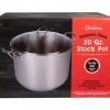 20 QUART TRI-PLY STAINLESS STEEL STOCKPOT W COVER - cozylivehome.com | we sell a wide range of comfortable household items^ Shop All
