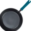 Shop 11.75" Rachael Ray Hard Anodized Aluminum Skillet, Gray with Teal Handles - cozylivehome.com | we sell a wide range of comfortable household items Housewares