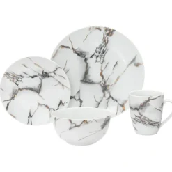 70341 RAYO MARBLE Dinnerware Service For 4 - cozylivehome.com | we sell a wide range of comfortable household items^ Shop All