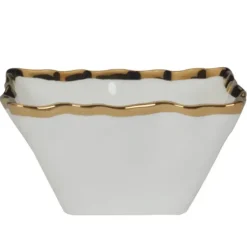 Flash Sale 20495 Regency Gold Square Snack Bowls 5.5in - cozylivehome.com | we sell a wide range of comfortable household items Giftware