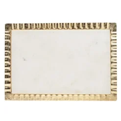 95651 RIPPLE GOLD 16X12 MARBLE TRAY - cozylivehome.com | we sell a wide range of comfortable household items^ Shop All