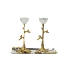 59210 S/2 BRANCH CANDLE HOLDERS W TRAY - cozylivehome.com | we sell a wide range of comfortable household items^ Shop All