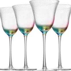 5685 S/4 Swirl Rib Wine 11oz - cozylivehome.com | we sell a wide range of comfortable household items^ Shop All