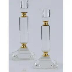 240332 Set of 2 Crystal Candle Holders 6"H - cozylivehome.com | we sell a wide range of comfortable household items^ Shop All