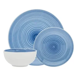 70420 SPIRAL BLUE 12 PC PORCELAIN Service For 4 - cozylivehome.com | we sell a wide range of comfortable household items^ Shop All