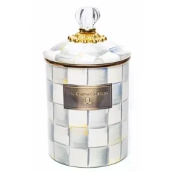 Store 89225-540 Sterling Check Enamel Canister - Medium - cozylivehome.com | we sell a wide range of comfortable household items Giftware