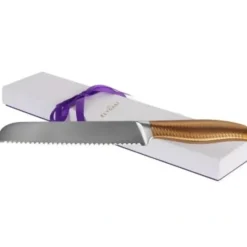 59426 Swivel Striped Handle Knife Stainless Steel Gold Handle 13" - cozylivehome.com | we sell a wide range of comfortable household items^ Shop All