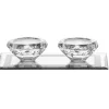 682 Tea Light Crystal On Tray 3.5x7" - cozylivehome.com | we sell a wide range of comfortable household items^ Shop All