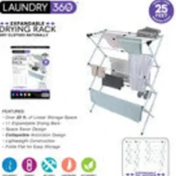 Flash Sale 3 Tier Expandable Cloth Drying RACK 11 dowels 25ft of drying space - cozylivehome.com | we sell a wide range of comfortable household items Housewares