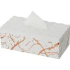 Online 1236 Tissue Box White W/ Gold Marble Printing 10 x 5.1 x 3.6 inches - cozylivehome.com | we sell a wide range of comfortable household items Giftware