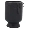 Best Sale 16717-01 W/ GLASSES VASE, BLACK - cozylivehome.com | we sell a wide range of comfortable household items Giftware
