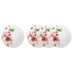 Flash Sale 12574 WATERCOLOR CLARO 4P 6.5IN PLAT - cozylivehome.com | we sell a wide range of comfortable household items Giftware