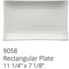 Outlet 9058 White Dove Melamine Rectangle plate 11-1/4" - cozylivehome.com | we sell a wide range of comfortable household items Giftware
